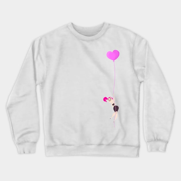 I Heart Mitzi Crewneck Sweatshirt by JoTheZette